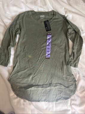Kirkland Signature Olive Green Long Sleeve Tunic